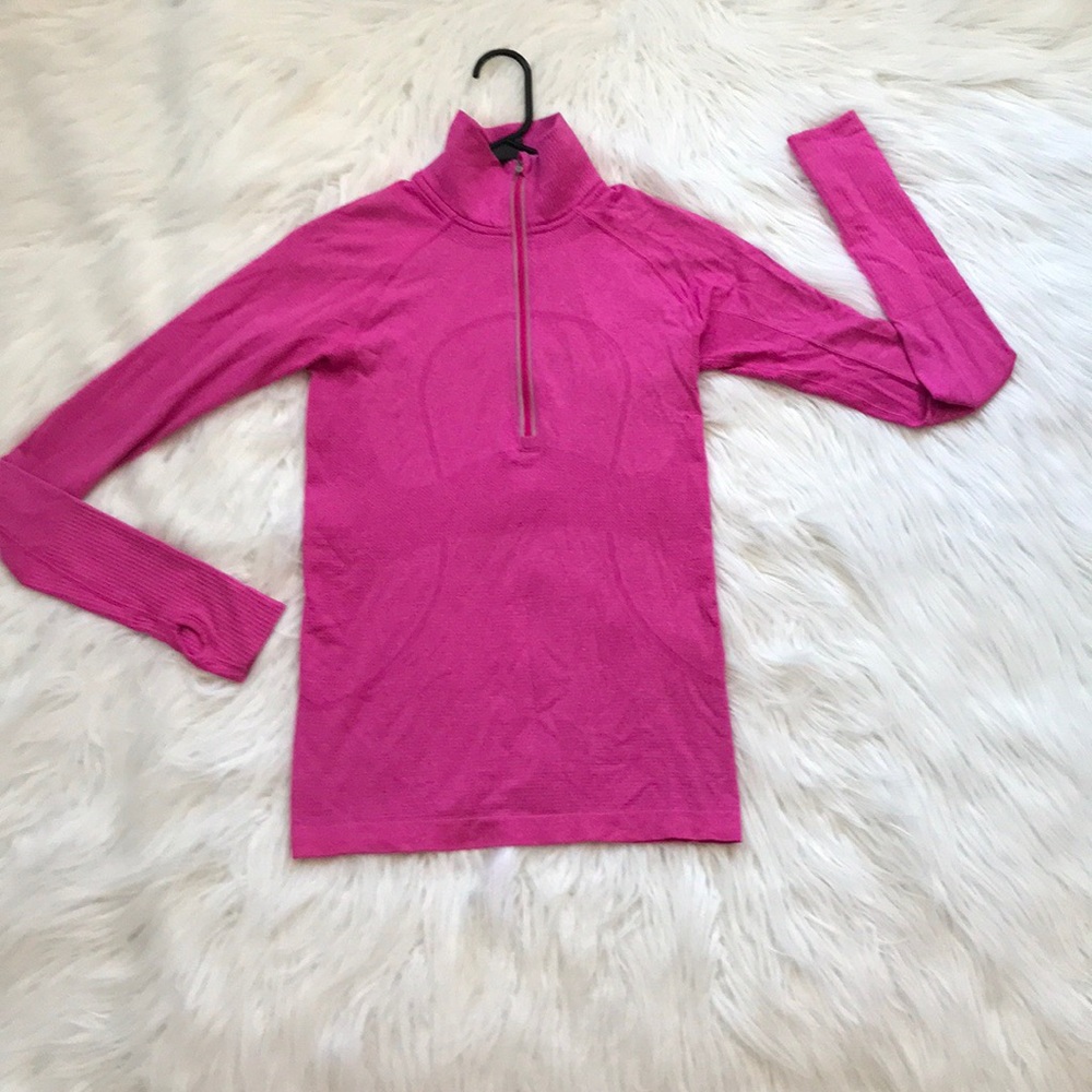 Hot pink Lulu lemon quarter zip !